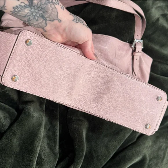 orYANY Pink Bella Leather Shoulder Bag - Picture 5 of 8